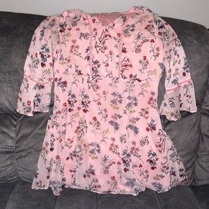 🌻 Pink Disney Beauty and the Beast Princess Dress 🛍️ Pre-Loved 💖 Size XL